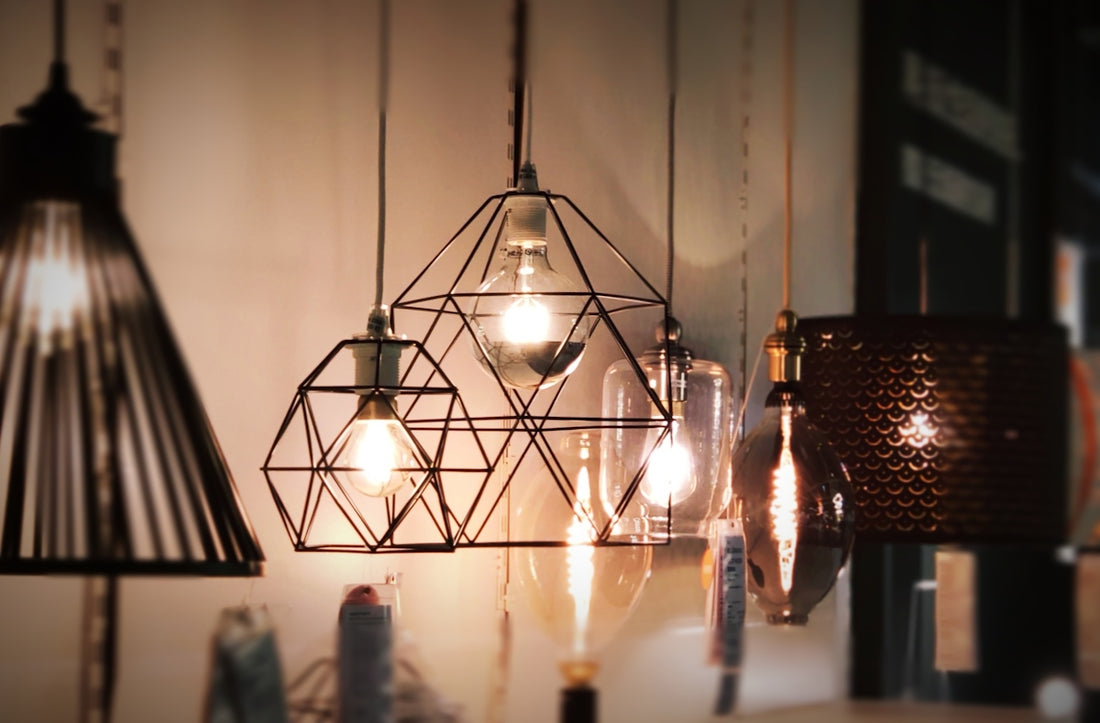 black metal chandelier