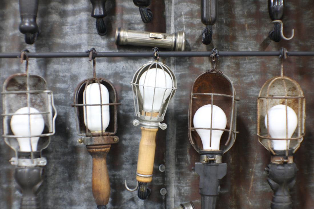 a group of light bulbs