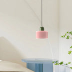 Suspension ronde en verre style Bauhaus