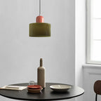 Suspension ronde en verre style Bauhaus