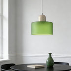 Suspension ronde en verre style Bauhaus