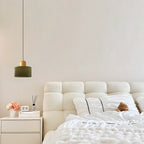Suspension ronde en verre style Bauhaus