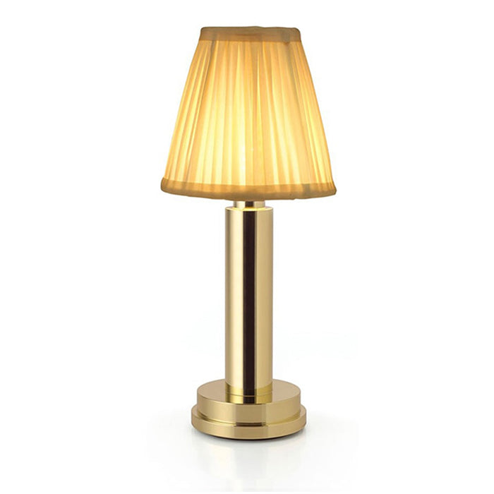 Lampe de table à abat-jour en tissu